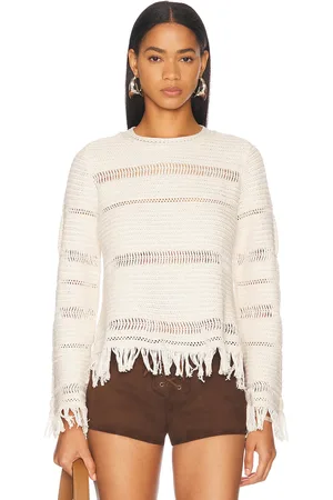 Isabel Marant Azilis Sweater in - Cream. Size 34 (also in 36, 38, 40, 42).