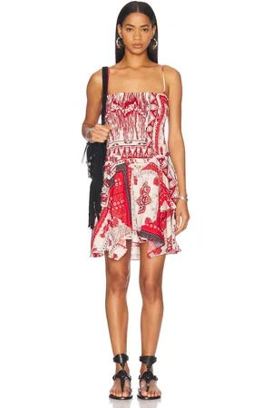 Isabel Marant Anka Dress in - Red. Size 34 (also in 36, 38, 40).