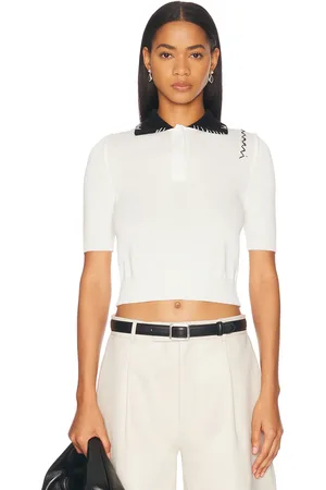 Marni Polo Top in - White. Size 40 (also in 42, 44).