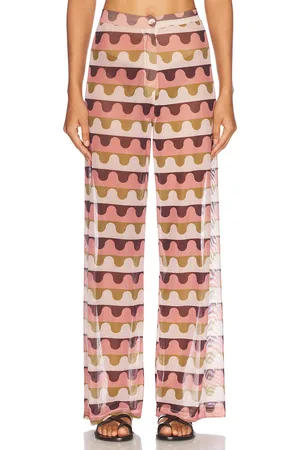 Adriana Degreas Giardino Straight Pant in - Mauve. Size L (also in M).