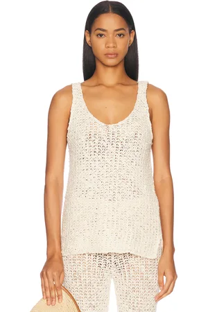 Haight Victoria Knit Top in - White. Size L (also in M, S, XS).