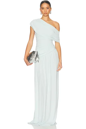 Helsa The Apolla Jersey Dress in - Baby Blue. Size XXS (also in ).