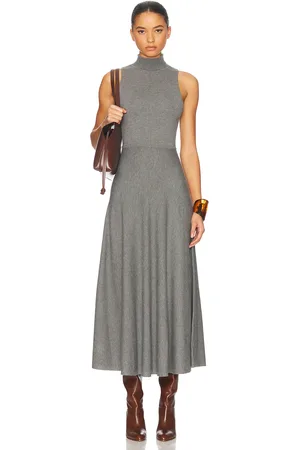 Helsa Francesca Maxi Dress in - Grey. Size L (also in M, XL).