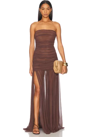 Retrofete Adele Dress in - Chocolate. Size L (also in M, S, XL).