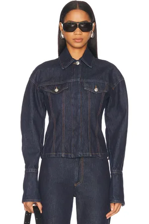 Sportmax Gange Jacket in - Blue. Size 4 (also in 6).