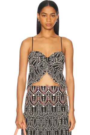 JOHANNA ORTIZ Lunch Date Top in - Black. Size 8 (also in ).