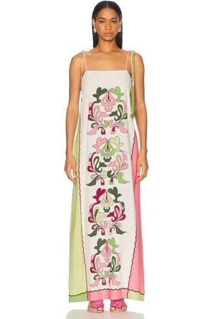 Adriana Degreas Inamorata Straps Long Dress in - Cream. Size L (also in S).