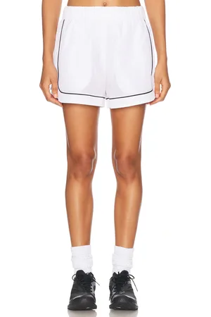alo Motivate Track Short in - White. Size L (also in M, S).