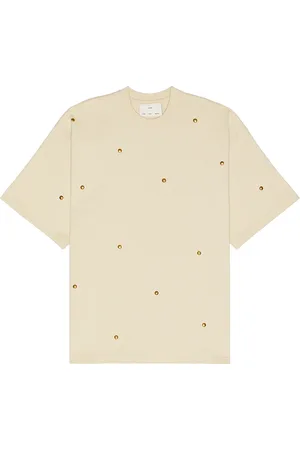 SONG FOR THE MUTE Desert Rose Gym Tee in - Cream. Size 46 (also in 48, 50).