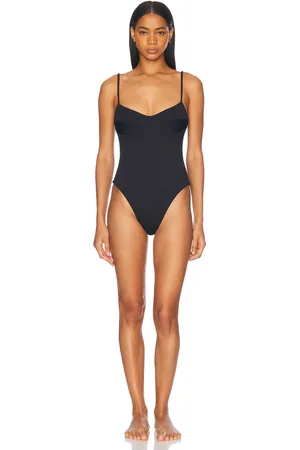 Haight Ribbed Monica Swimsuit in - . Size L (also in M, S, XS).