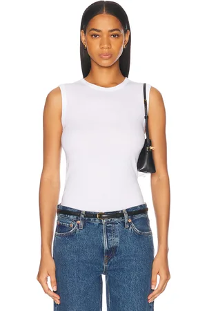 ENZA COSTA Supima Cotton Sleeveless Tank Top in - . Size L (also in M, S, XS).