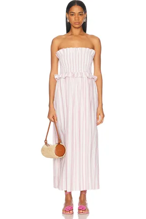 POSSE Coby Strapless Dress in - Pink. Size L (also in M, S, XS).