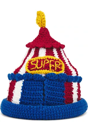 KIDSUPER STUDIOS Circus Crochet Bucket Hat in - . Size all.