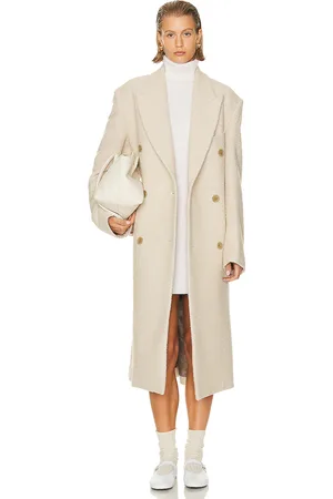 Acne Studios Long Coat in - Cream. Size 42 (also in ).