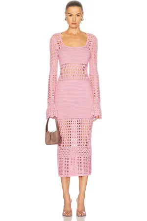 Retrofete Airie Dress in - Pink. Size L (also in M, S, XS).