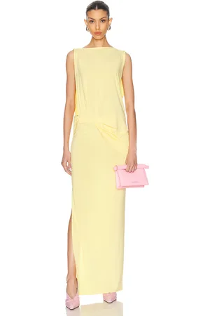 Jacquemus La Robe Peplo Longue in - . Size L (also in XL).