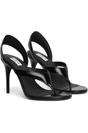 Alaïa ALAΪA Thong Sandal in - Black. Size 36 (also in ).
