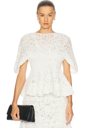Khaite Mathilde Top in - White. Size M (also in S, XS).