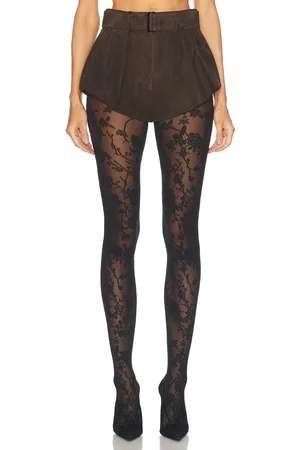 MAGDA BUTRYM Flared Suede Short in - . Size 36 (also in 40).