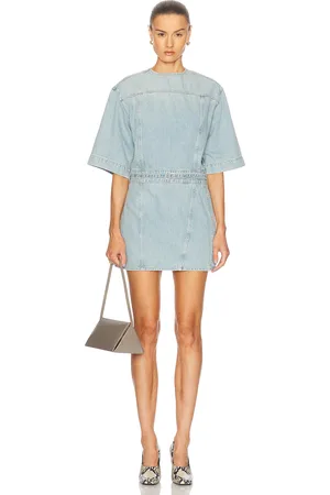 haikure Emy Dress in - Blue. Size L (also in M, XS).