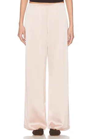Leset Barb Wide Leg Pant in - Neutral. Size L (also in M, S, XS).