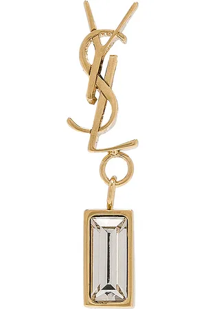 Saint Laurent YSL Single Earring in - Metallic Gold. Size all.