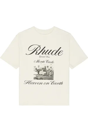 Rhude Heaven On Earth Tee in - White. Size S (also in ).
