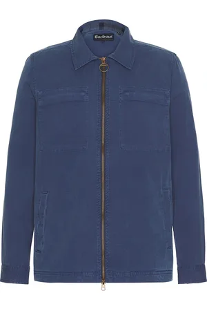 Barbour Glendale Overshirt in - Blue. Size L (also in M).