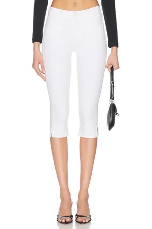 Mother The Stunner Zip Bunny Snip in - White. Size 24 (also in 25, 26, 27, 28, 29, 32, 33, 34).
