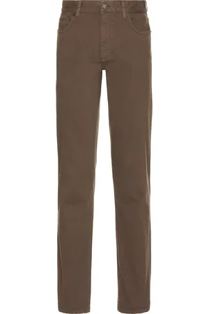 Ermenegildo Zegna Stretch Gaberdine Pants in - Taupe. Size 30 (also in 32, 33, 34, 36).