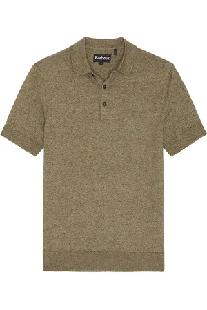 Barbour Buston Knit Polo in - Army. Size L (also in M, S).