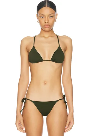 ERES Mouna Duni Swim Top in - Green. Size 42 (also in ).