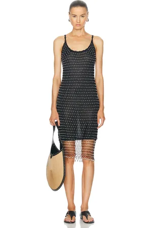 Dolce & Gabbana Beaded Mesh Dress in - . Size 40 (also in ).