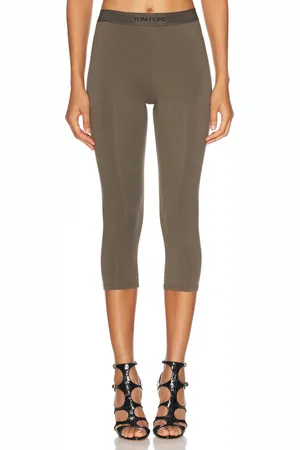 Tom Ford Modal Signature Yoga Pant in - Green. Size L (also in M, S, XS).