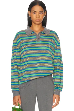 SANDY LIANG Woods Sweater in - Green,Grey. Size L (also in ).