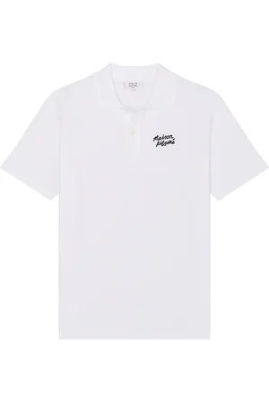 Maison Kitsuné Handwriting Comfort Polo in - . Size L (also in M, S, XL/1X).