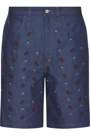 Marni Embellished Denim Shorts in - . Size 30 (also in 32, 34).