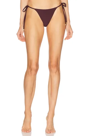 Tropic of C Praia Bikini Bottom in - Wine. Size L (also in S, XS).