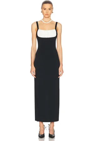 Rowen Rose Long Dress in - Black. Size 34 (also in 36).