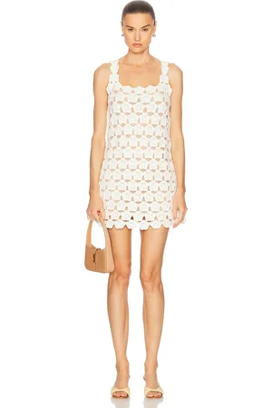 Staud Hoya Mini Dress in - . Size L (also in M, S, XS).