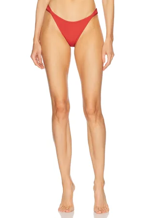 Tropic of C Infinity Bikini Bottom in - Red. Size L (also in M, S, XS).