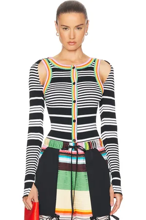 Christopher John Rogers Racer Front Bodysuit in - Black. Size XS (also in ).