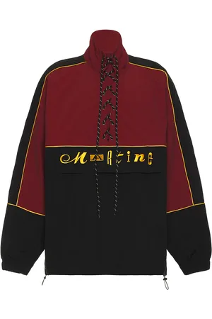 MARTINE ROSE Lace Up Pullover in - Black. Size L (also in XL/1X).