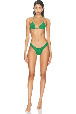 Akoia Swim Tiga Bikini Set in - Green. Size M (also in ).