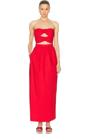 Adriana Degreas Solid Double Knot Long Dress in - . Size L (also in ).
