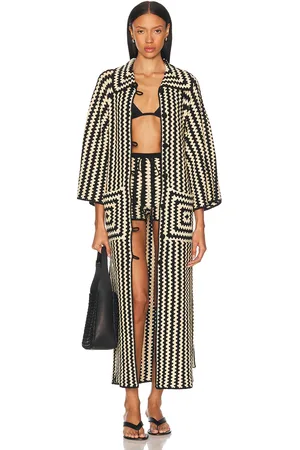 By Malene Birger Dina Coat in - Black,Cream. Size L (also in M).