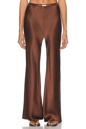 Comme Si Bias Cut Pant in - Chocolate. Size L (also in ).