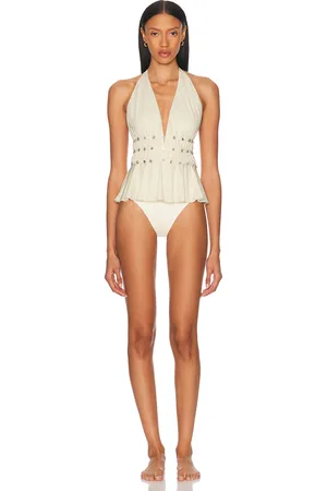 SIEDRES Belenna One Piece Swimsuit in - Cream. Size S (also in ).