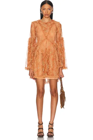 AKNVAS Dorian Dress in - Tan. Size L (also in M, S, XS).