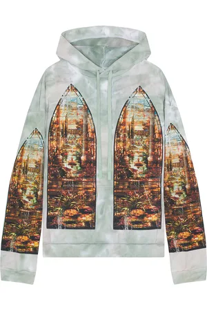 Who Decides War by Ev Bravado Eden Hooded Pullover in - Sage. Size L (also in M, S, XL/1X).